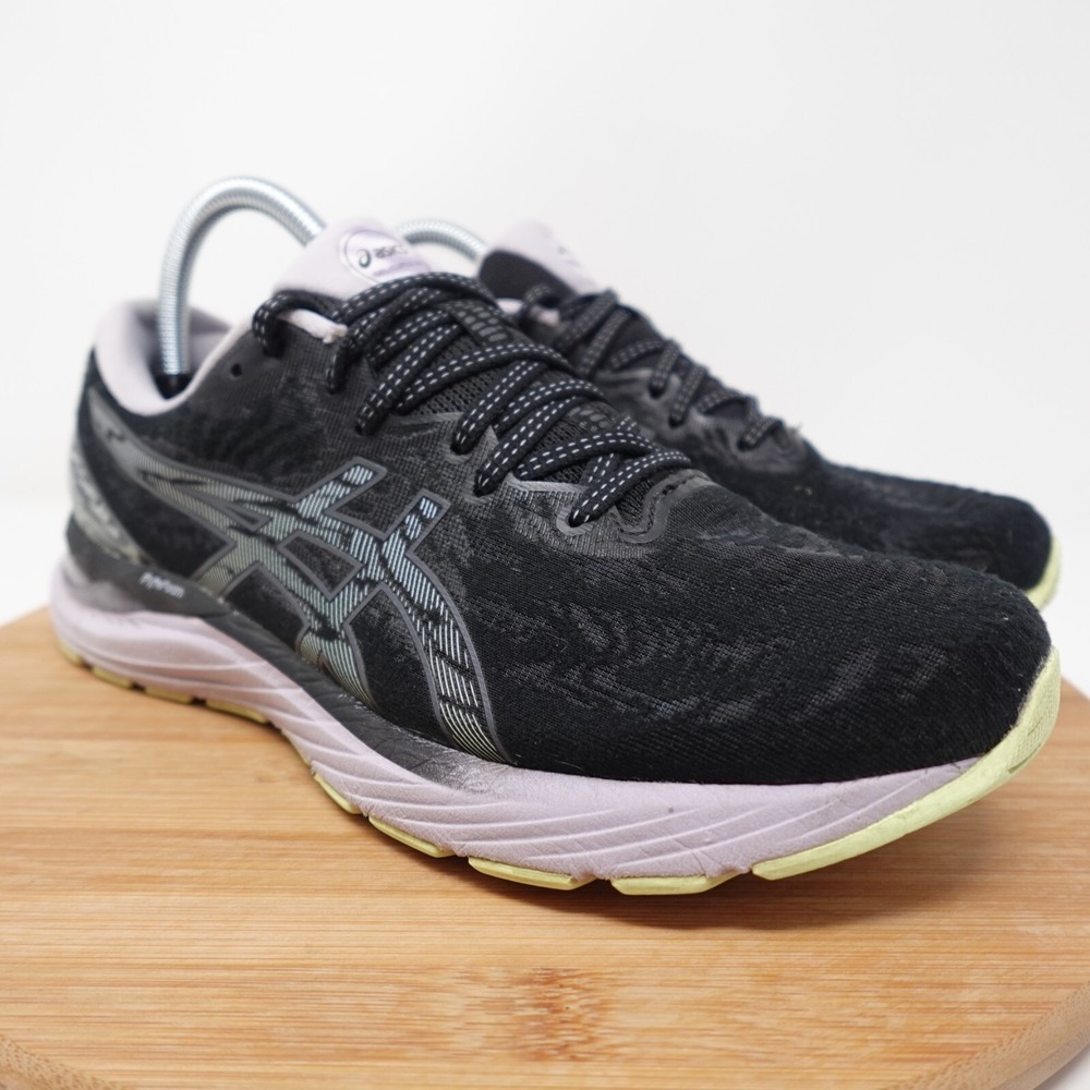 Asics Womens Size 9.5 Gel Cumulus 23 Running Shoes Black Athletic Walking - Picture 2 of 12